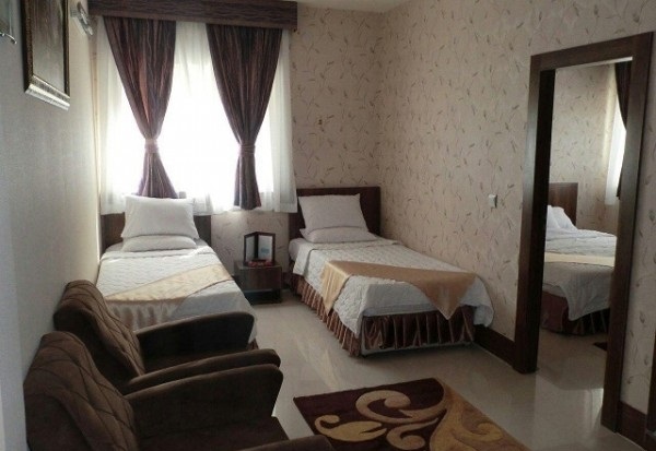 اتاق دو تخته تویین هتل شهریار مشهد