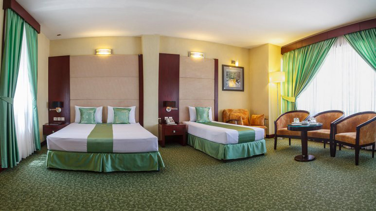 اتاق سه تخته هتل توس مشهدرزرو هتل-های