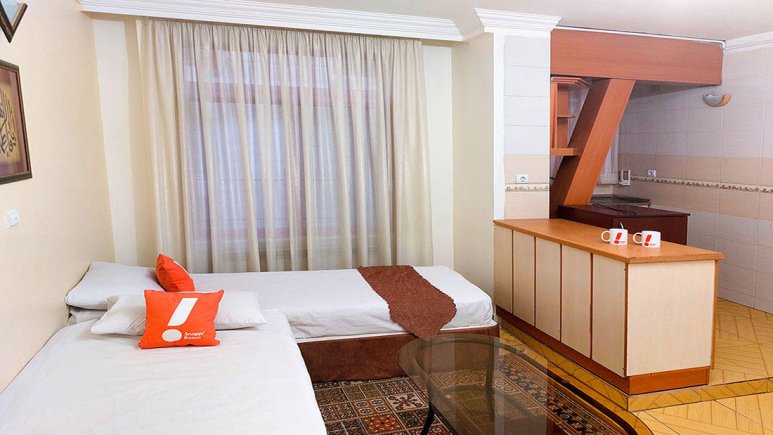 اتاق دو تخته در هتل آپارتمان زاگرس مشهد 2رزرو هتل-های