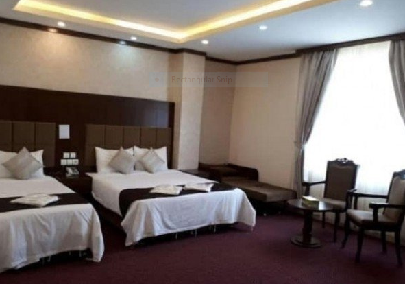اتاق 2 تخته 3نفره هتل قصر الوند قشمرزرو هتل-های