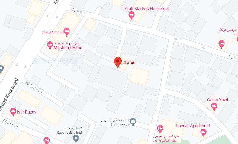 هتل آپارتمان شفق مشهد