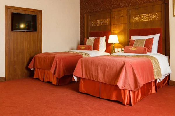 اتاق خواب دوتخته هتل زندیه شیرازرزرو هتل-های