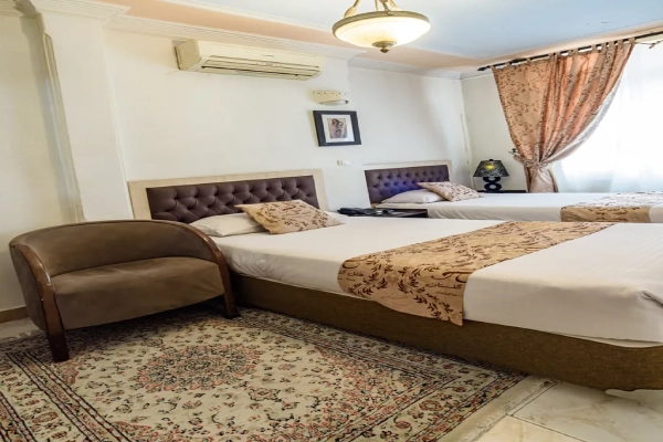 اتاق تریپل هتل حافظ تهرانرزرو هتل-های