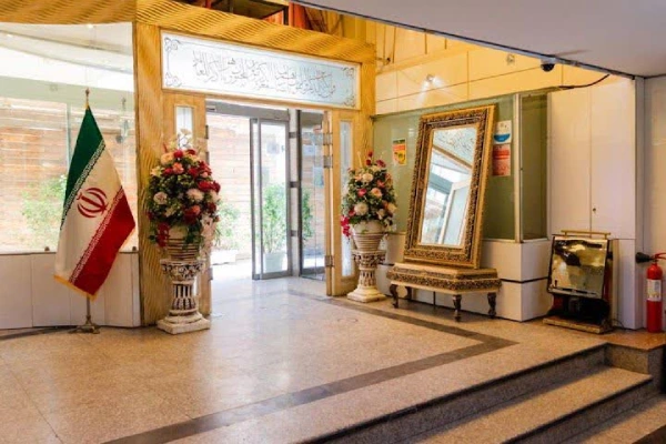 لابی هتل رزطلایی مشهد